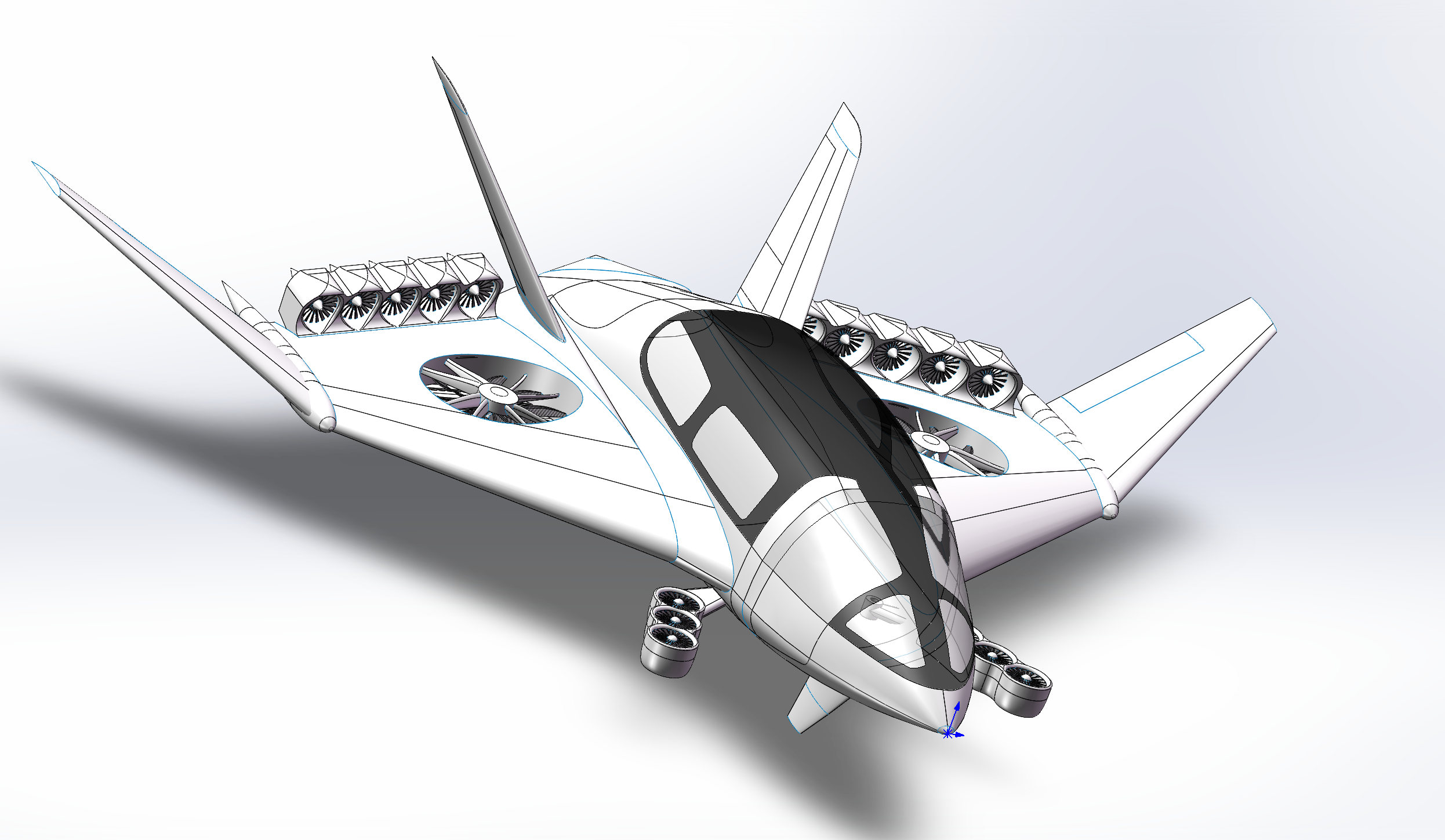 全涵道垂直起降飞机